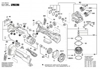 Bosch 3 601 GB0 610 GWX18V-50PC Cordless Angle Grinder Spare Parts